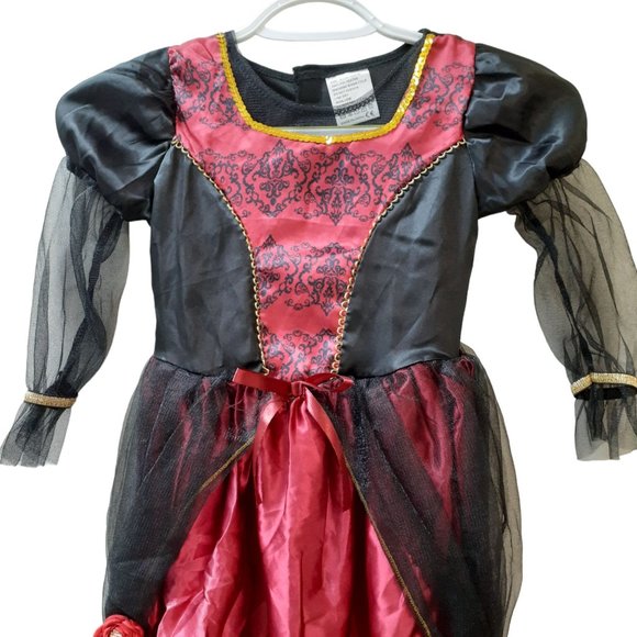 Halloween Costume Girls Scary Dark Vampire Cosplay Witch with Choker Fantasy 5 - Picture 3 of 5